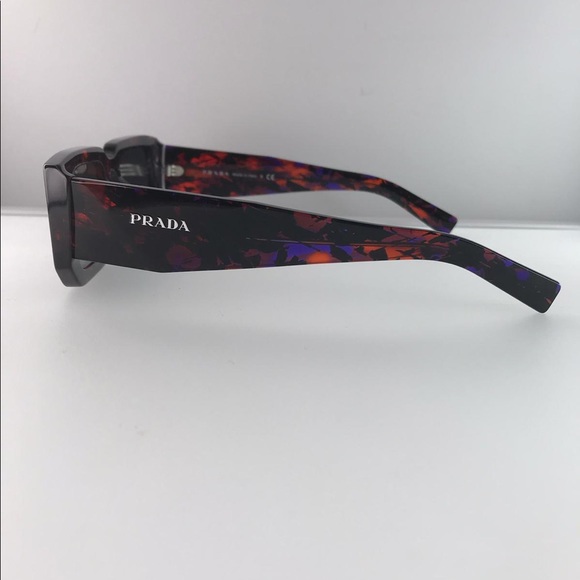 Authentic- New - PRADA 06YS 06V5S0 Abstract Orange Dark Grey - Picture 7 of 15